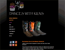 Tablet Screenshot of danceswithkilns.com